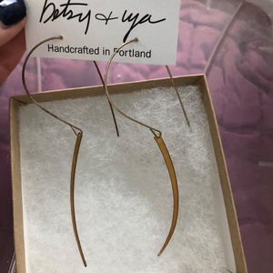 Talon Hoop Earrings by Betsy + Iya
